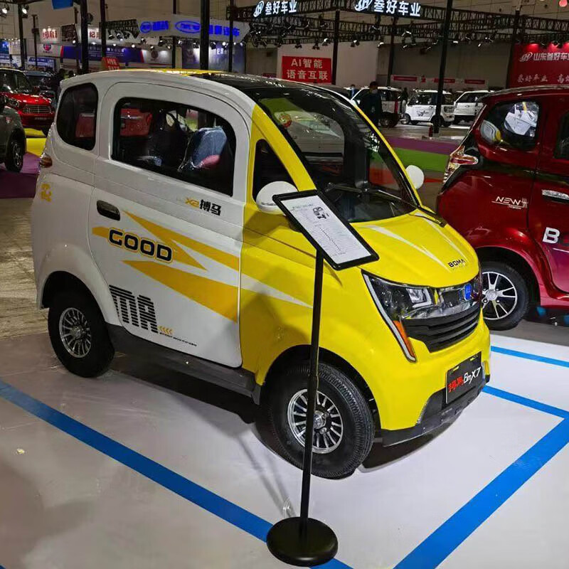 台骐博马电动四轮车全封闭四轮电动车电动代步车家用小型电动车新能源