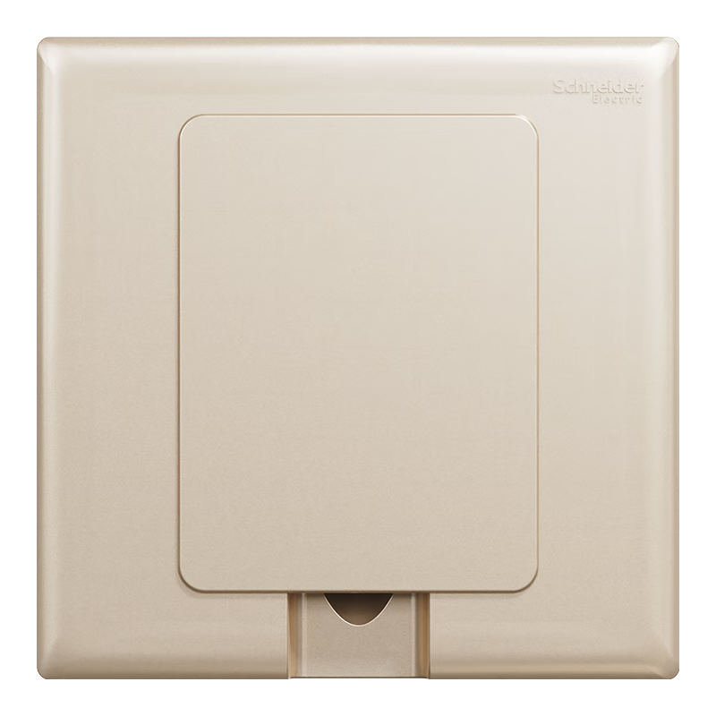 施耐德(Schneider)嵌入式插座冰箱插座隱藏式插座五孔插座開關(guān)插座 86型通用 格調(diào)金色