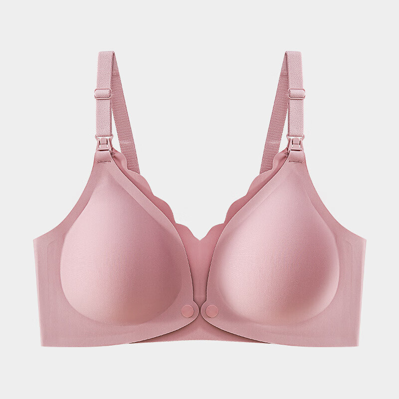 摩登孕妈怀孕期孕妇内衣薄款夏季哺乳文胸聚拢防垂大胸专用胸罩 果冻
