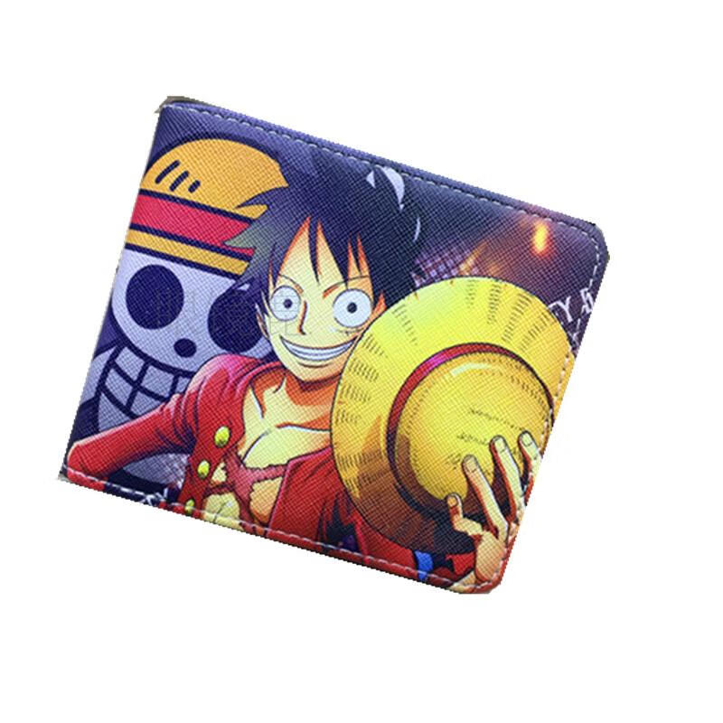 新款海贼王卡包动漫海贼王经典系列学生零钱夹男迷你卡包青年潮牌创意