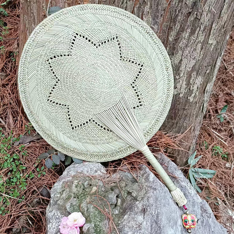 创京懿选芭蕉叶扇子老式手工蒲扇中国风手工扇汉服古风手摇纳凉宝宝