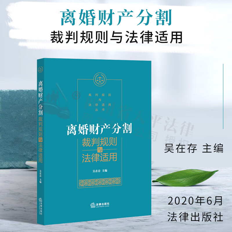 离婚财产分割裁判规则与法律适用 吴在存 法律出版社 9787519743130