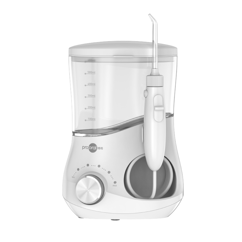博皓（prooral）【正畸專用】沖牙器/洗牙器/水牙線/潔牙器  牙齒清潔器家用臺式 5102 象牙白 【父親節禮物】