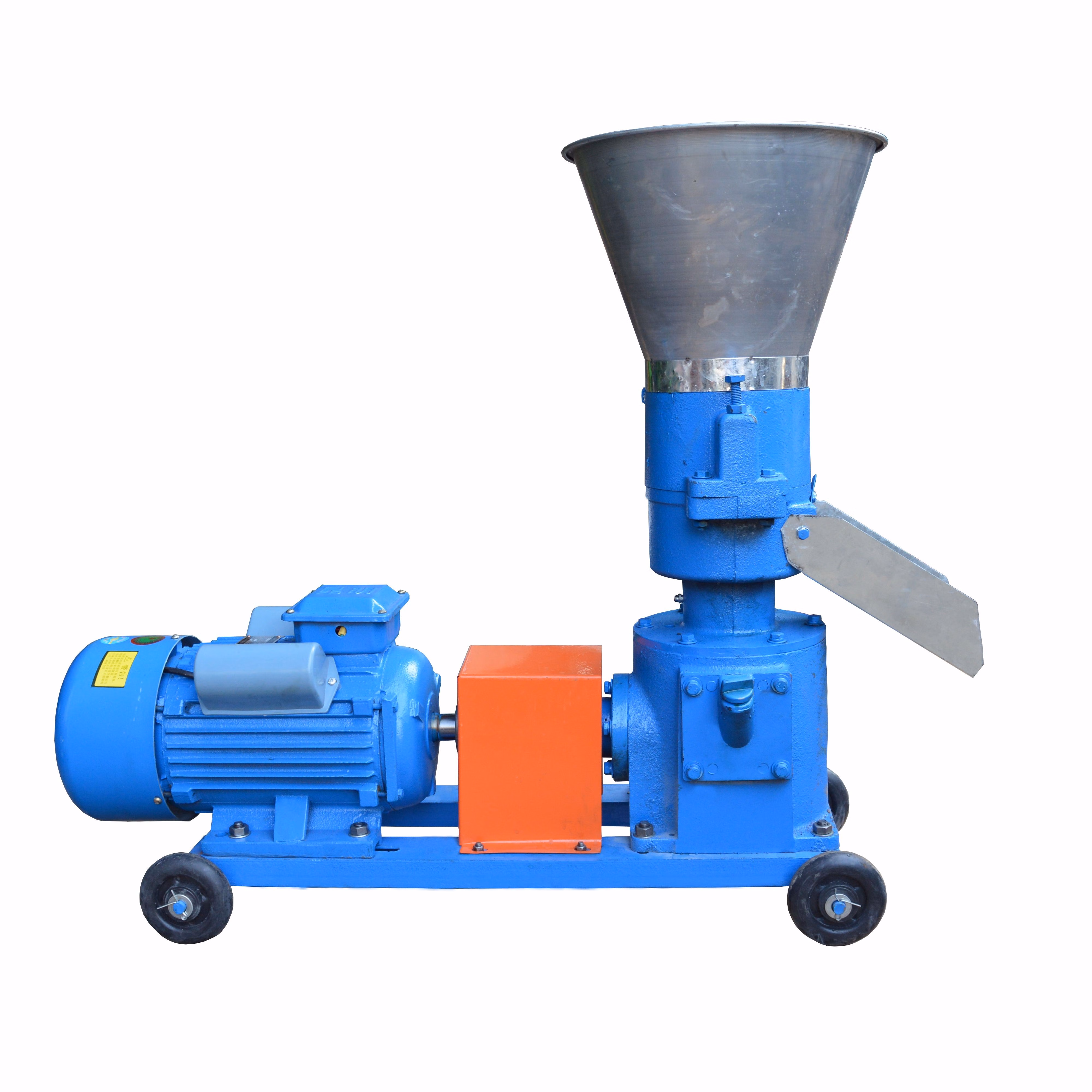 沃嘉饲料颗粒机小型制粒自制加工养殖设备猪牛羊玉米秸秆 125 单机不