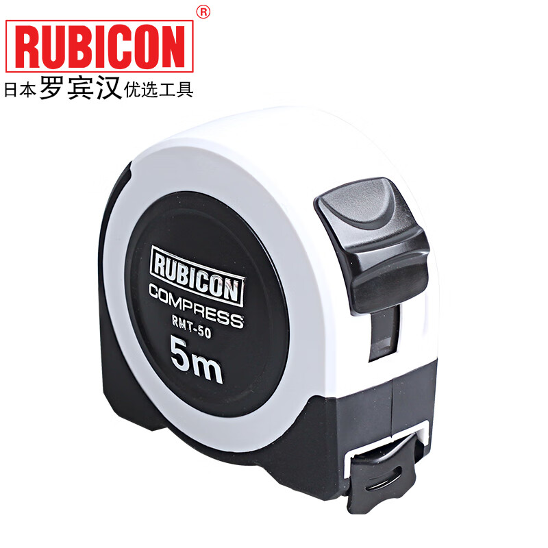 日本罗宾汉rubicon卷尺 高精度钢米尺 rmt-50(5米长×19mm宽)