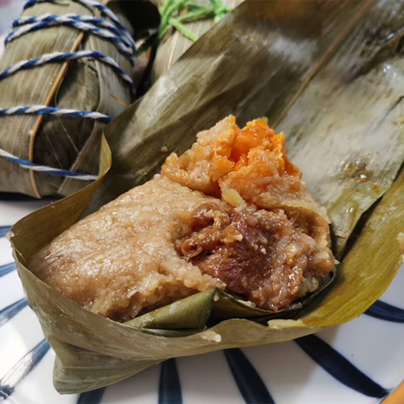 粽子端午生酮零食生酮代餐无面粉无米饱腹代餐 香菇鸡肉味荷叶饭100克