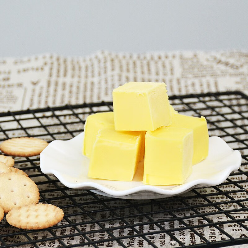 圣家黄油500g*2盒装黄奶油无添加盐蛋糕面包曲奇牛排家用烘焙材料