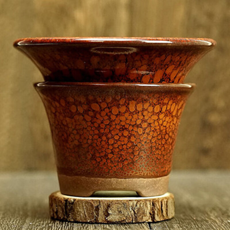 【鸿福茶漏】喜庆祥和鸿运当头 曹伟俊 建阳建盏茶具非实物拍照-1104