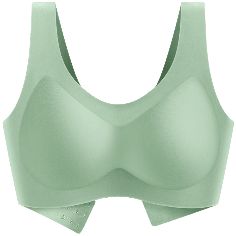 美·雅·挺兩件裝內衣女士無(wú)鋼圈文胸無(wú)痕薄款夏季美背乳膠聚攏大碼運動(dòng)胸罩 粉色+黑色 XL【建議115-135斤】