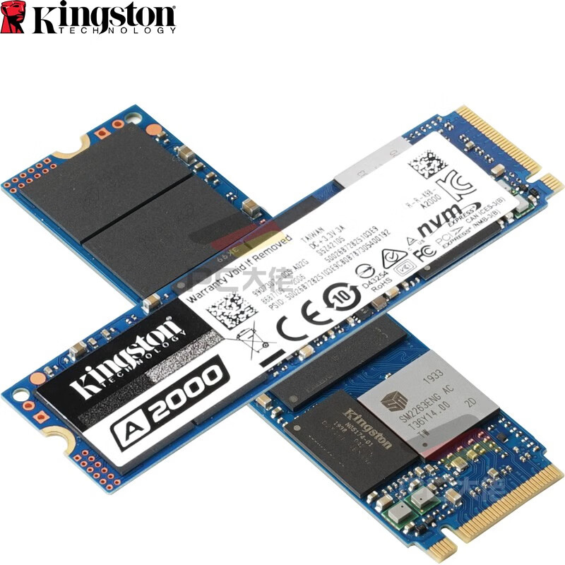 金士顿A2000系列SSD台式机笔记本电脑固态硬盘M.2接口NVME协议 | 1TB