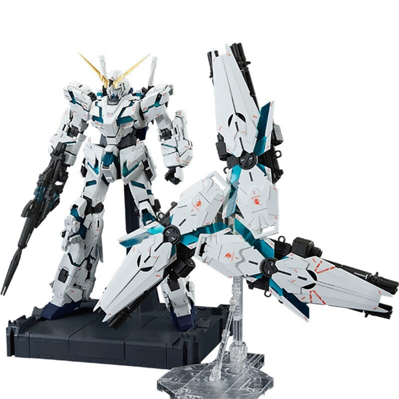 万代(bandai) pg 高达2 拼装模型玩具 30cm pg 独角兽最终决战