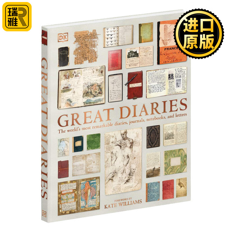 英文原版 DK伟大的日记 Great Diaries 世界上著名的日记 记录 笔记本和信件 DK 英文版进口原版英语文学书籍 精装