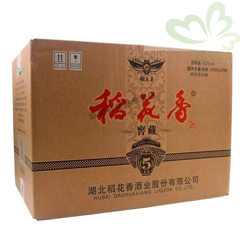 500ml*6瓶 5年窖藏 52度/42度 浓香型白 42度稻花香5年窖藏整箱6瓶
