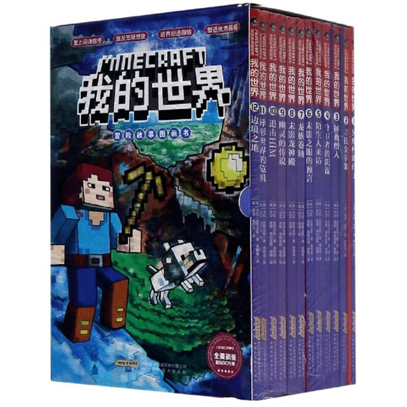 我的世界冒险故事图画书（套装共12册）