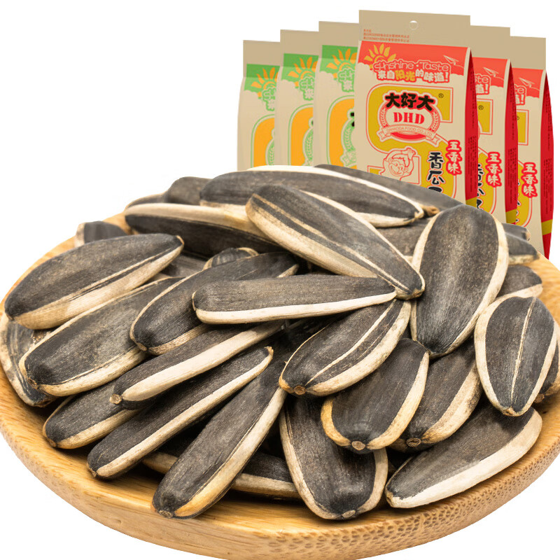 大好大原味/五香瓜子128g*6袋 休闲小吃办公室零食葵花籽坚果炒货