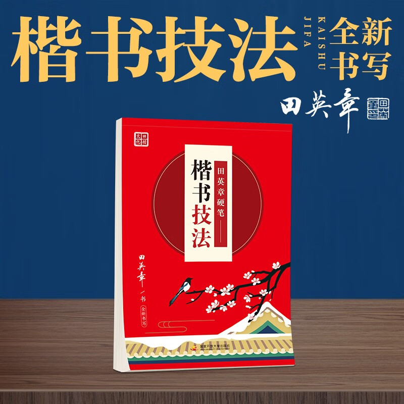 田英章硬笔楷书技法 硬笔书法标准教程成人练字基础训练技法入门临摹描红楷体钢笔字帖进阶提升