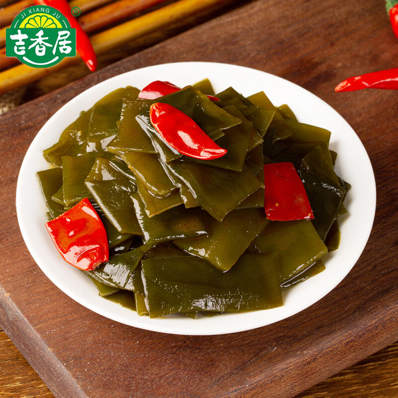 海狸先生香卤海带106g*2包海带片香辣微辣下饭菜榨菜即食零食y 香卤