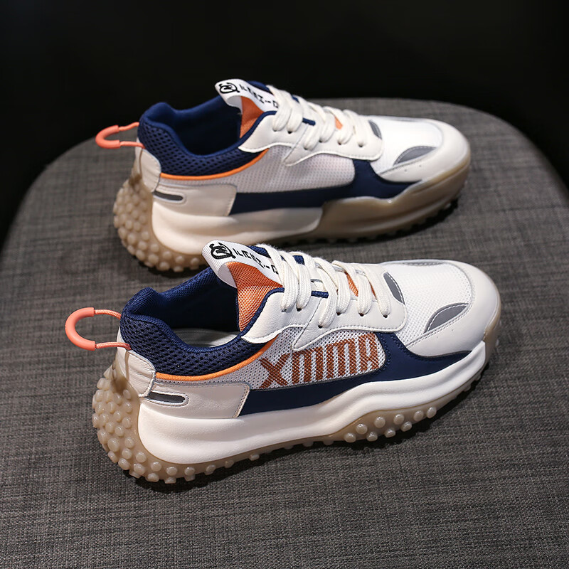 凤高(fenggao)夏季女鞋2023新款跑步防滑减震轻便软底运动休闲增高