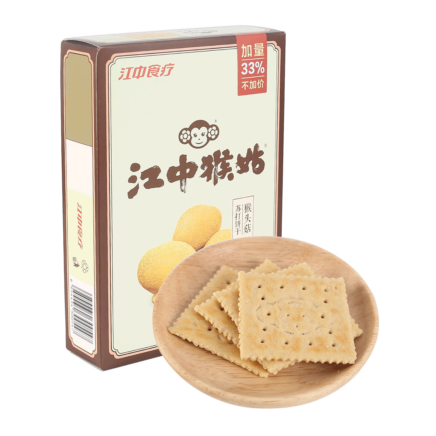 江中猴姑 江中猴姑苏打饼干72g+24g早餐休闲零食点心