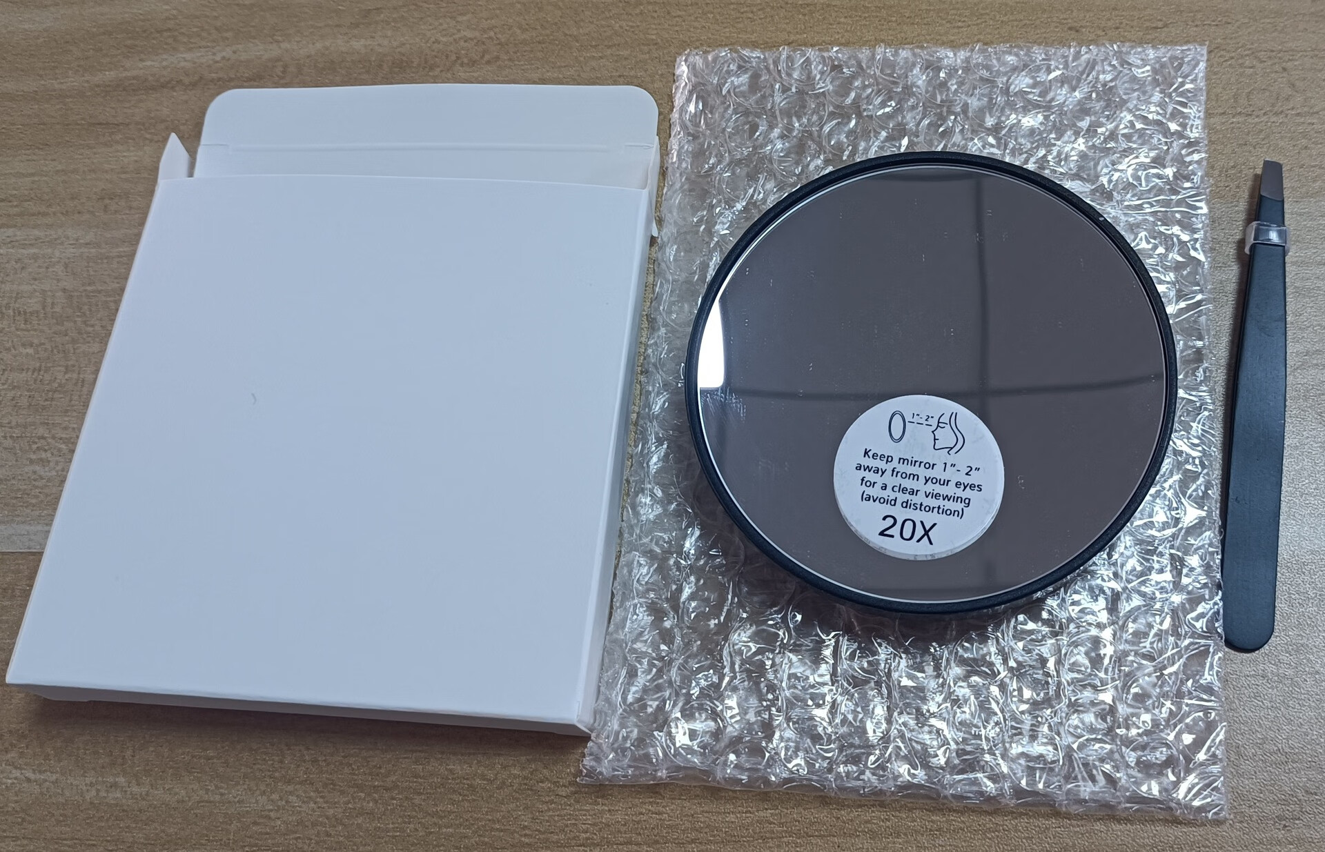 黑色放大镜 白盒 镊子包装 10倍放大