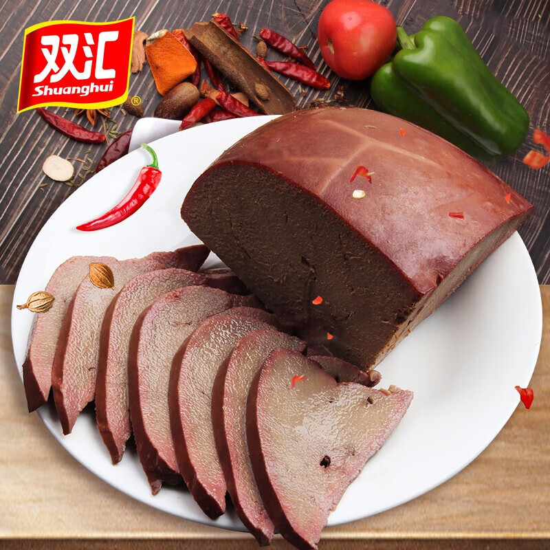 猪头肉熟食真空卤味香卤猪耳朵脆耳熟食腊味下酒菜 双汇香卤猪肝250g