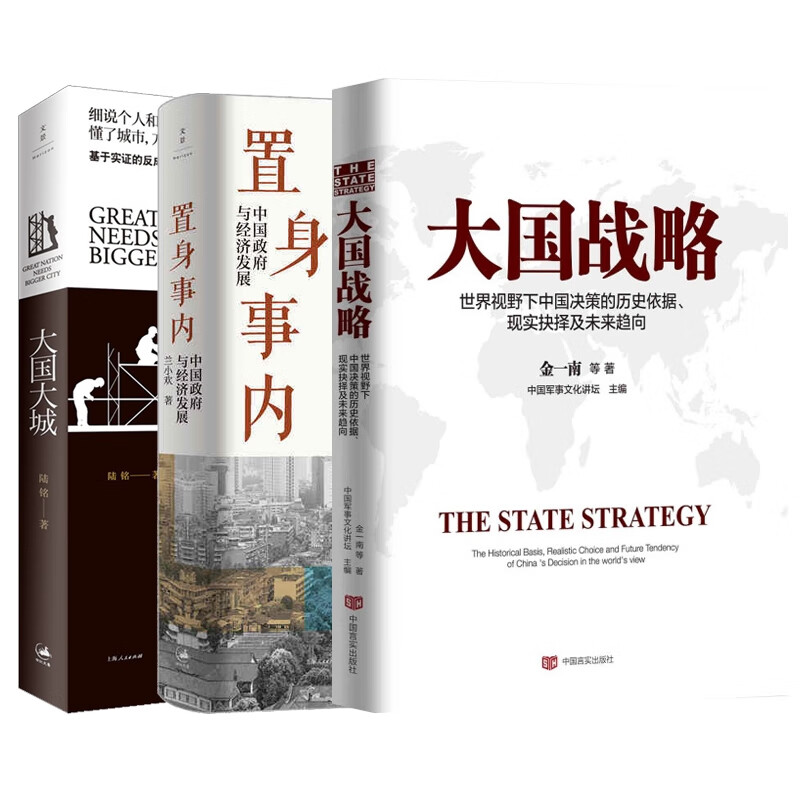 全新 大国战略+置身事内+大国大城3册 