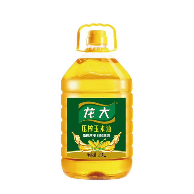 龙大压榨一级玉米油20l/桶