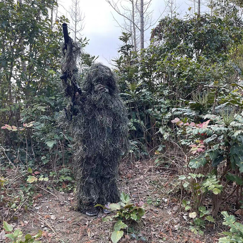 谋福(cnmf)吉利服 加厚款户外伪装服吉利服 丛林小码吉利服