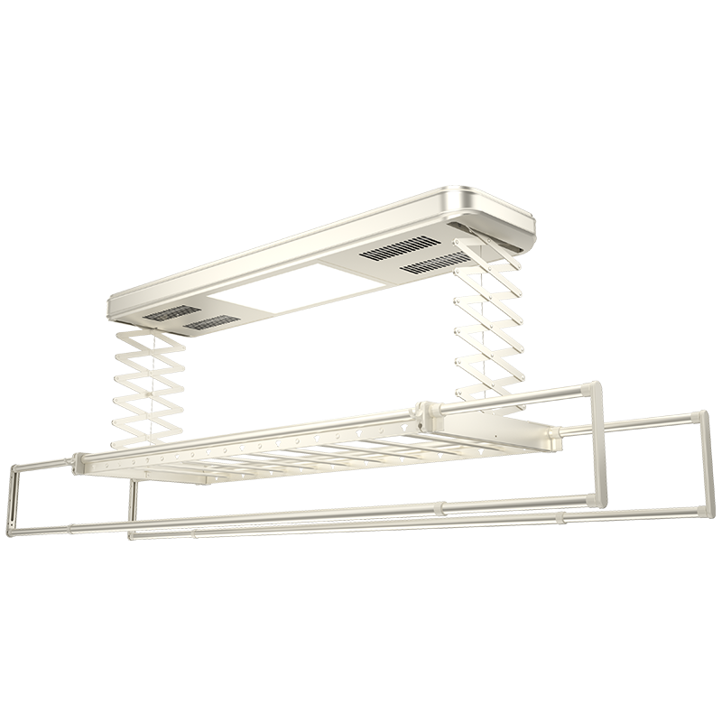 海尔（Haier）智能晾衣机 自动电动晾衣架无线遥控升降阳台伸缩晾衣杆 负离子风干除菌烘干 LED照明灯 ST06U1
