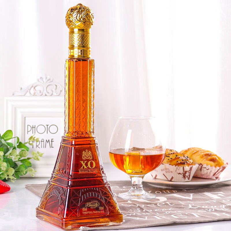 【买一瓶送一瓶】法国进口洋酒 埃菲尔铁塔瓶 珍酿进口XO白兰地