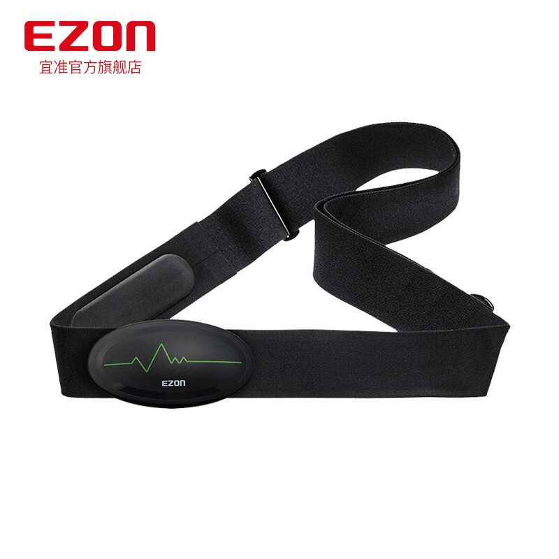 宜准（EZON） 运动心率带蓝牙连接实时监测跑步运动专配C009 魅力黑