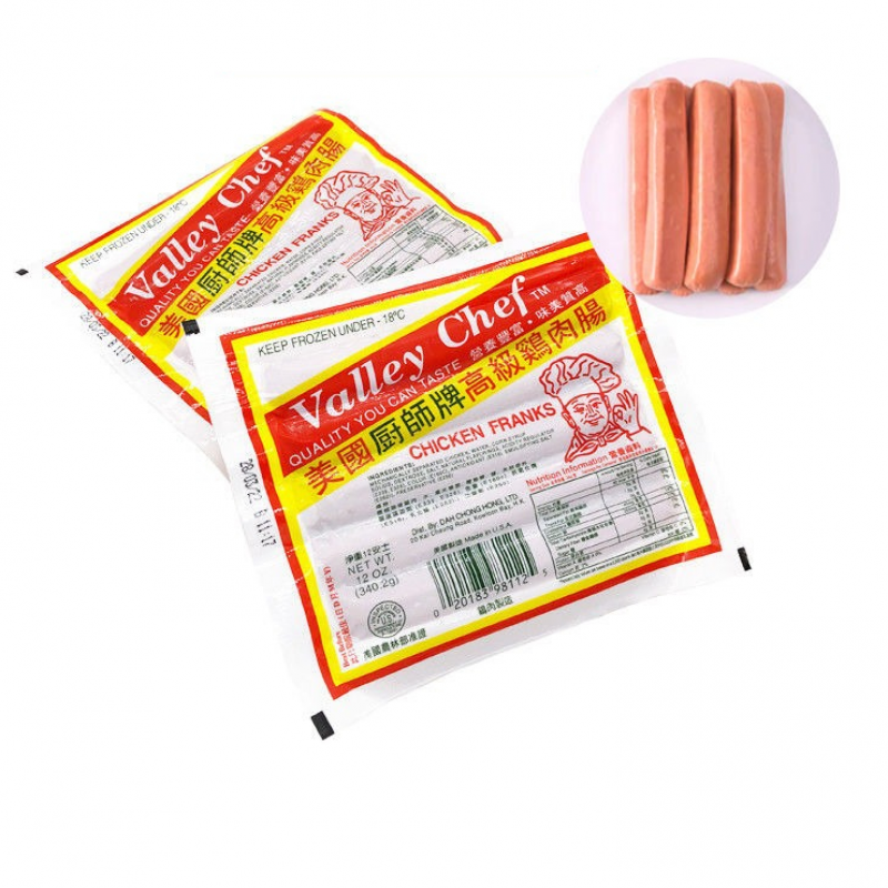 京水湾美国厨师牌鸡肉肠 340g/袋 美国厨师牌鸡肉肠10根装披萨烘焙
