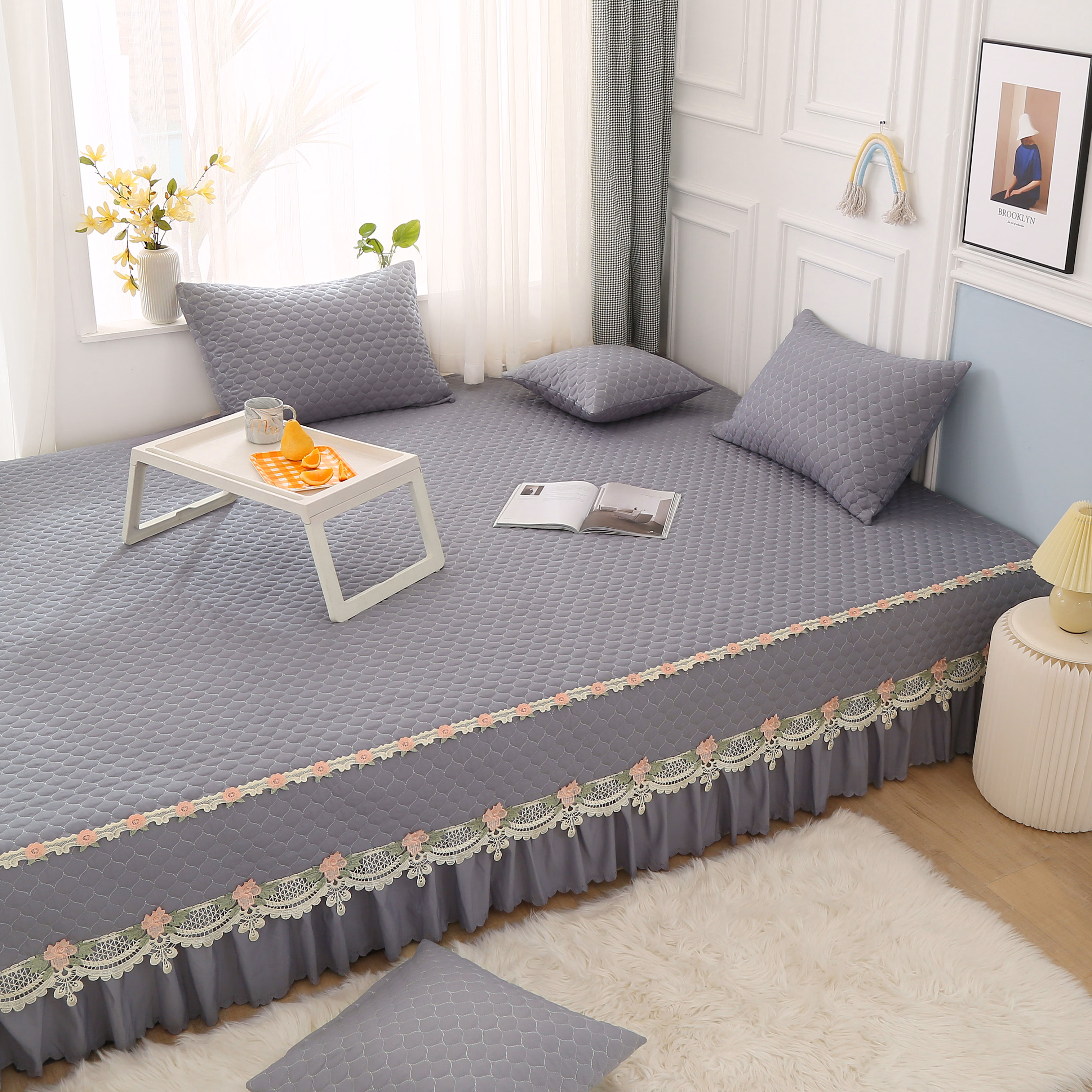 艺雅京师榻榻米床盖定制款农村大炕垫四季通用保护垫炕罩防滑床 小