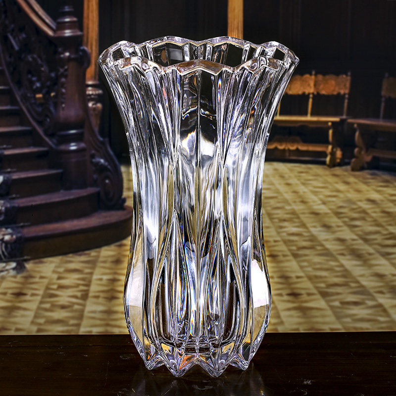 【轻奢高端】轻奢网红玻璃花瓶花瓶客厅插花水晶玻璃瓶轻奢花瓶感网红