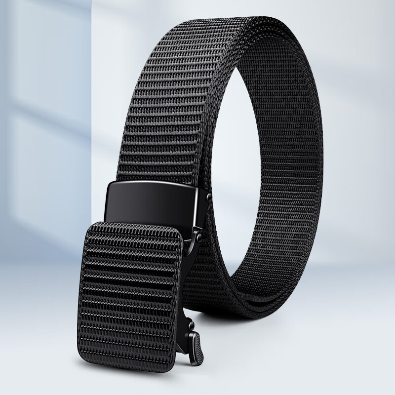 歌带盾男士休闲百搭加长编织腰带男款户外运动时尚裤腰带简约潮流