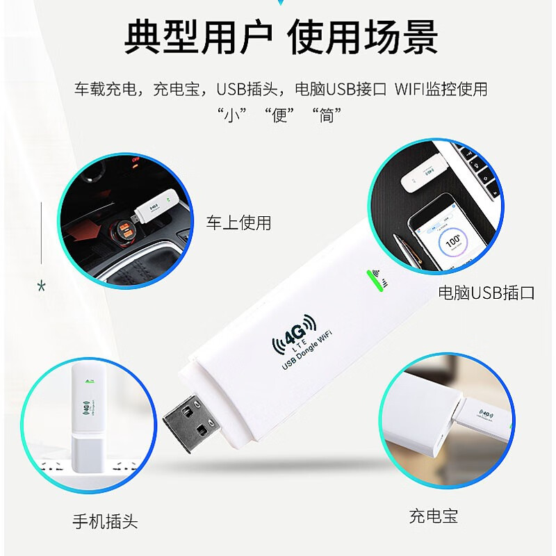 yoze随身wifi6【送1500G】免插卡移动wifi联通移动随行无线不限速通用流量便携式路由卡托车载上网宝