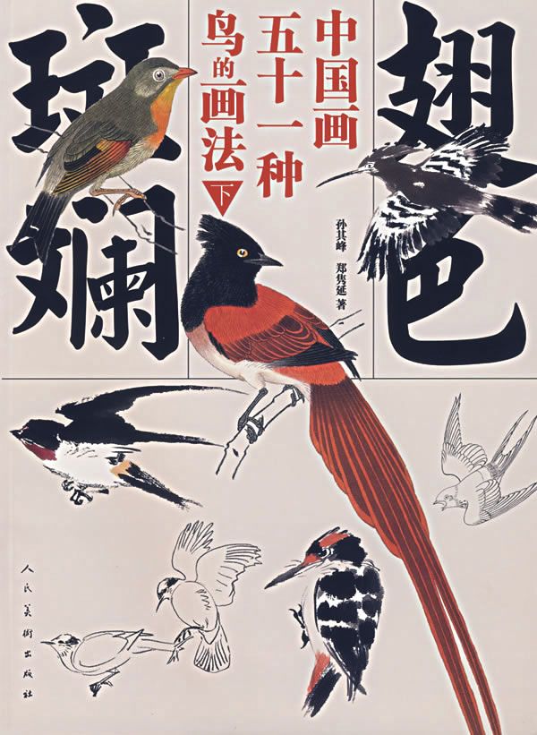 翅色斑斓中国画五十一种鸟的画法下