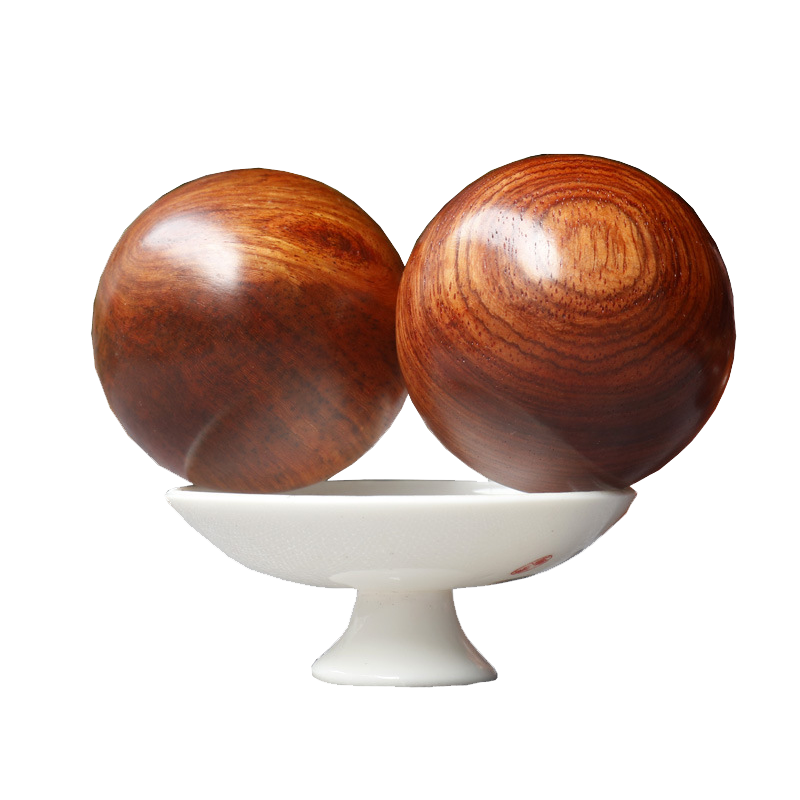 实木保健球老人健身球手球木质手握球训练用球 4.