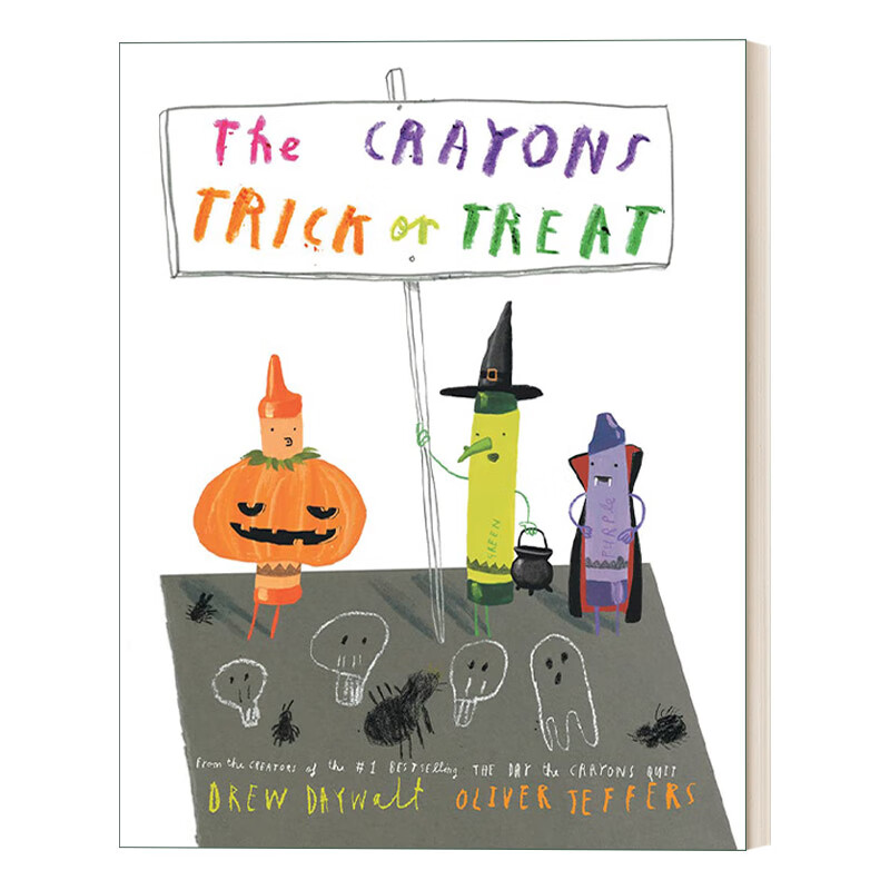the crayons trick or treat 英文原版 小蜡笔的万圣节 精装 英文版