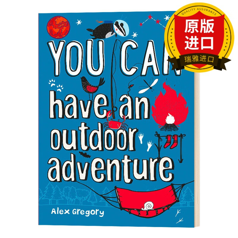 英文原版 你可以进行一次户外冒险 you can have an outdoor