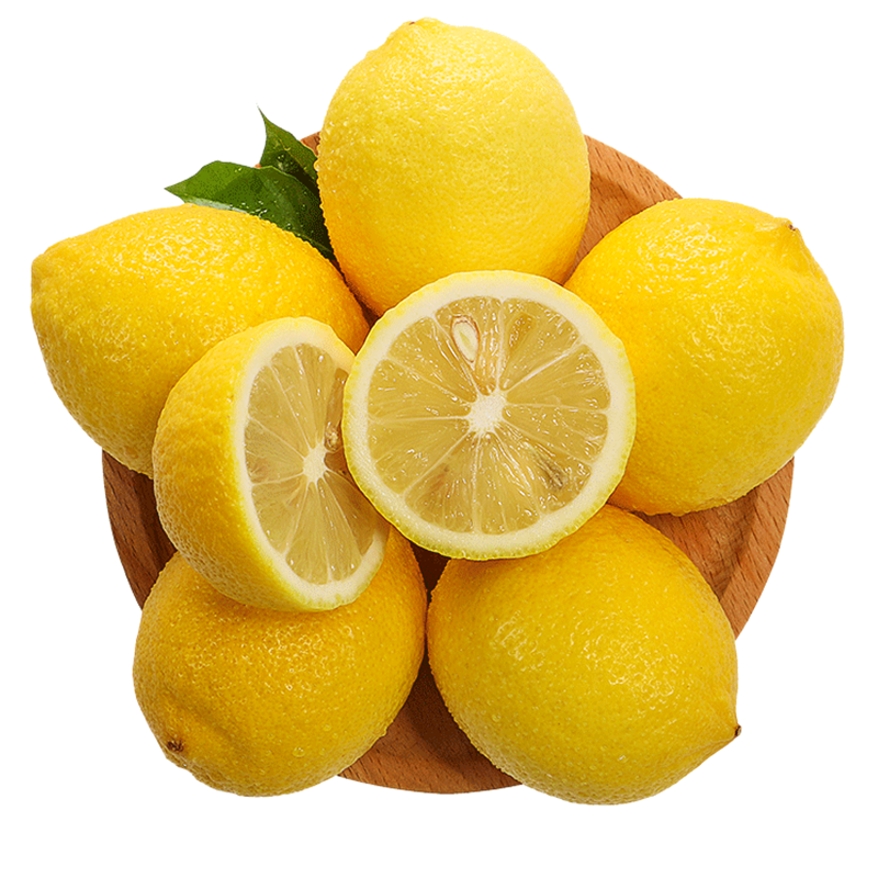 纯真鲜果 四川安岳尤克立黄柠檬 5斤装 生鲜水果