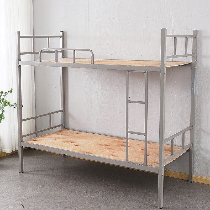 鑫通澳员工宿舍床双层学生高低床工地上下铺铁床简易两层省空间加厚