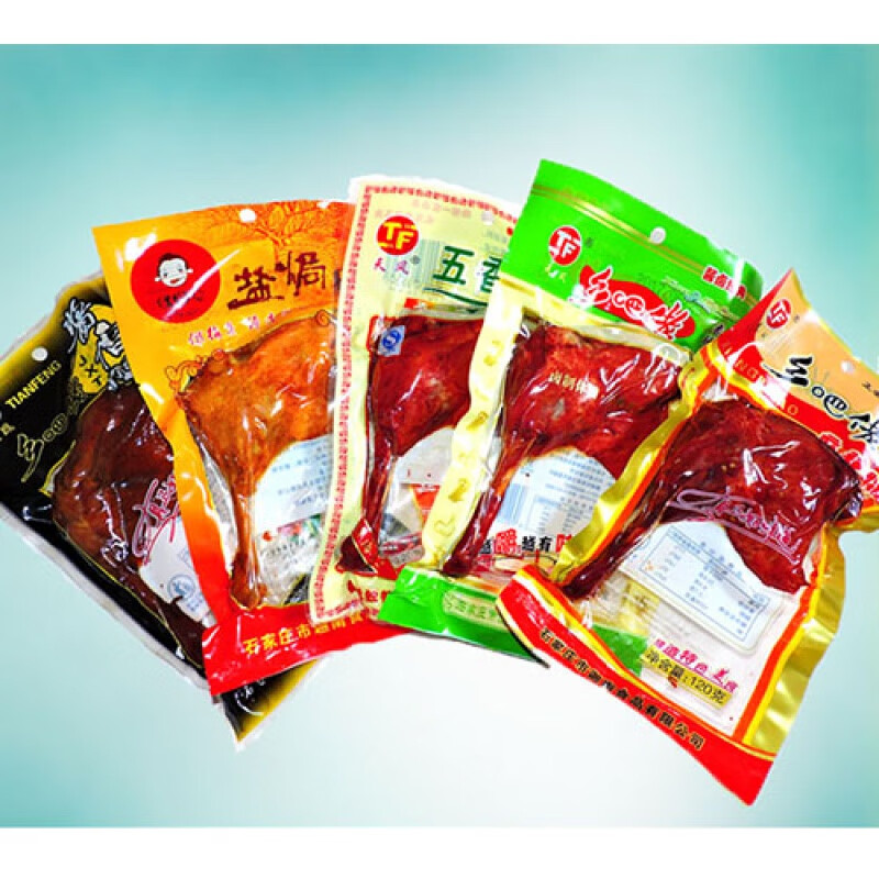 乡巴佬鸡腿香辣卤味鸭腿120g*10袋零食麻辣真空熟食包装整箱 【口味