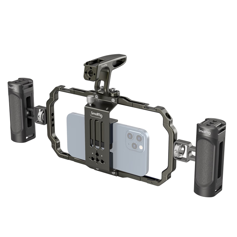 斯莫格 SmallRig 3155 iPhone通用手机兔笼 手持Vlog视频摄影摄像直播拍摄套件