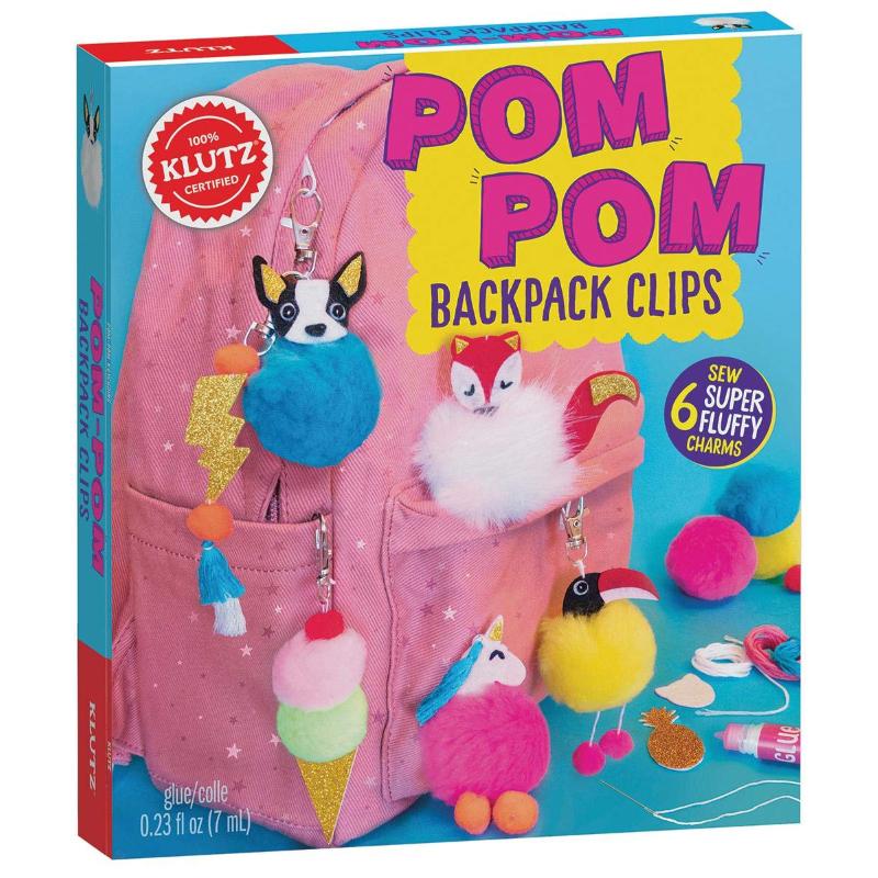 Pom-Pom Backpack Clips 图书