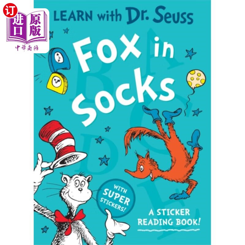 海外直订fox in socks 穿袜子的狐狸