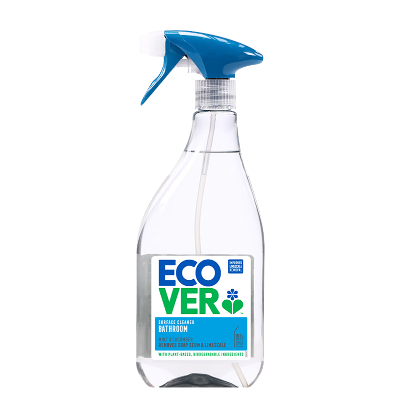 【最低价】ECOVER生态环保浴室清洁喷雾500ml，让您的卫生间亮如新