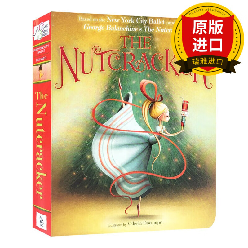 the nutcracker 胡桃夹子 纸板书 瑞雅进口原版