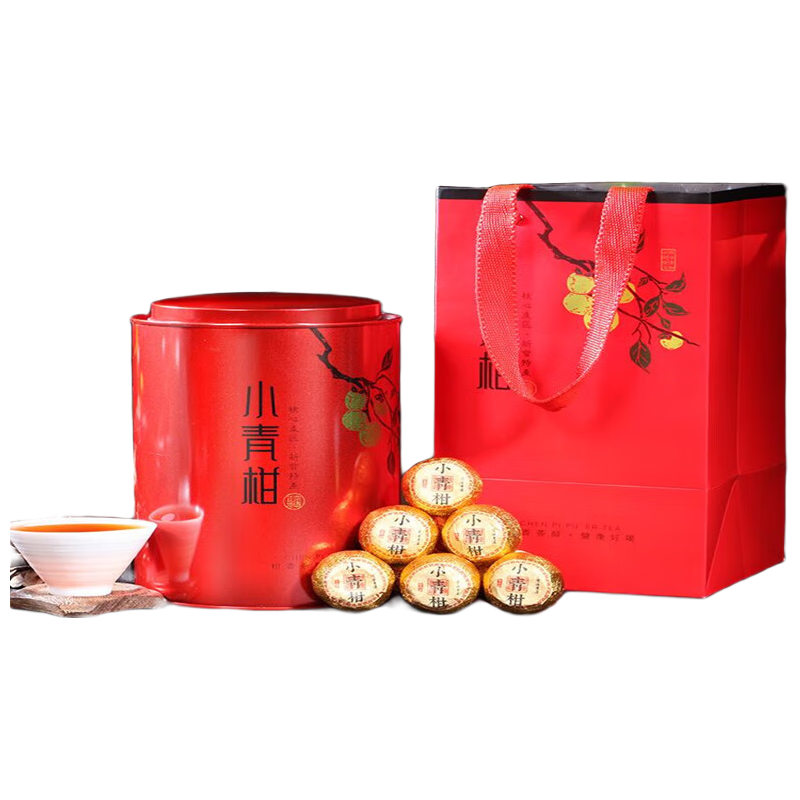 饮矿新会老陈皮10年十年陈皮干泡水泡茶橘皮干正宗广东特产 两罐共500g 60.9元