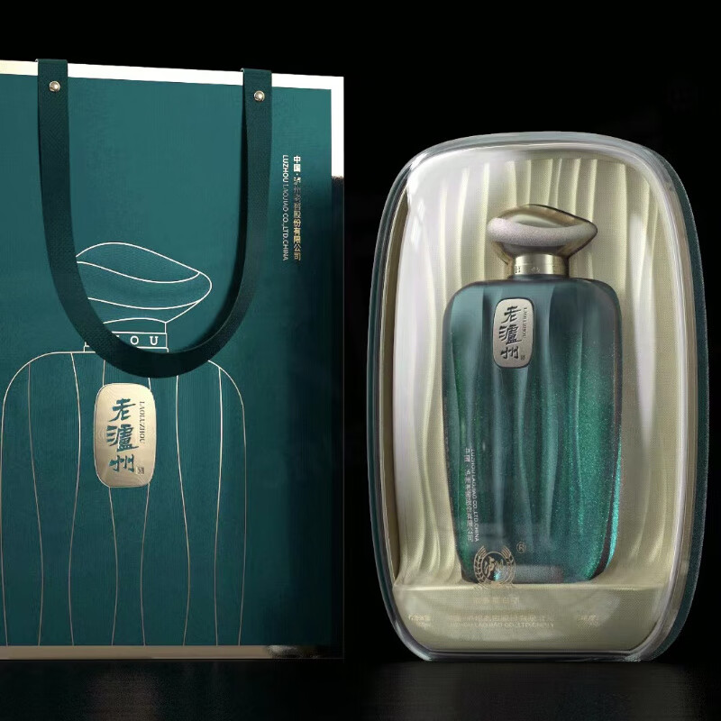 老泸州蓝耀浓香型45度礼盒装500ml*2瓶